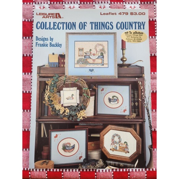 Leisure Arts Other - Leisure Arts Collection Of Things Country Cross Stitch Patterns Leaflet 479